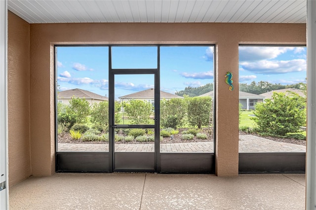 entryway with a healthy amount of sunlight