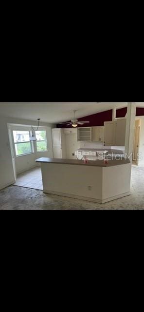 interior space featuring white cabinetry