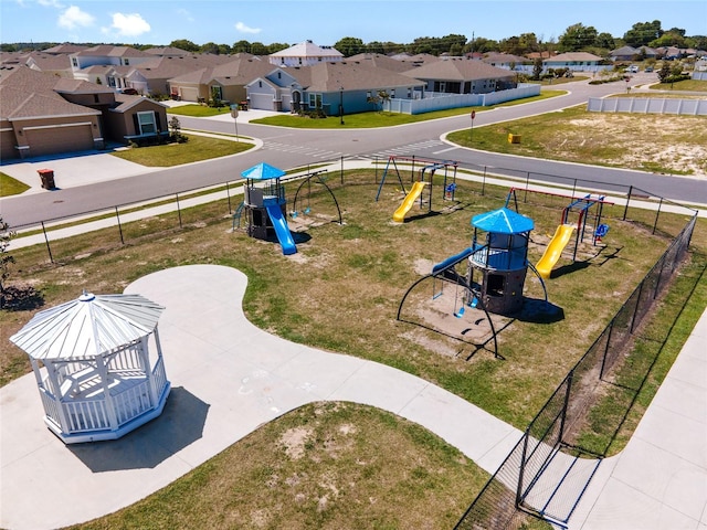 exterior space featuring a playground