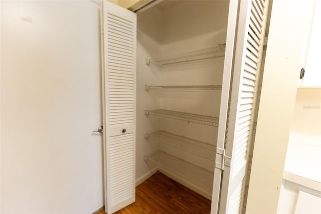 view of closet