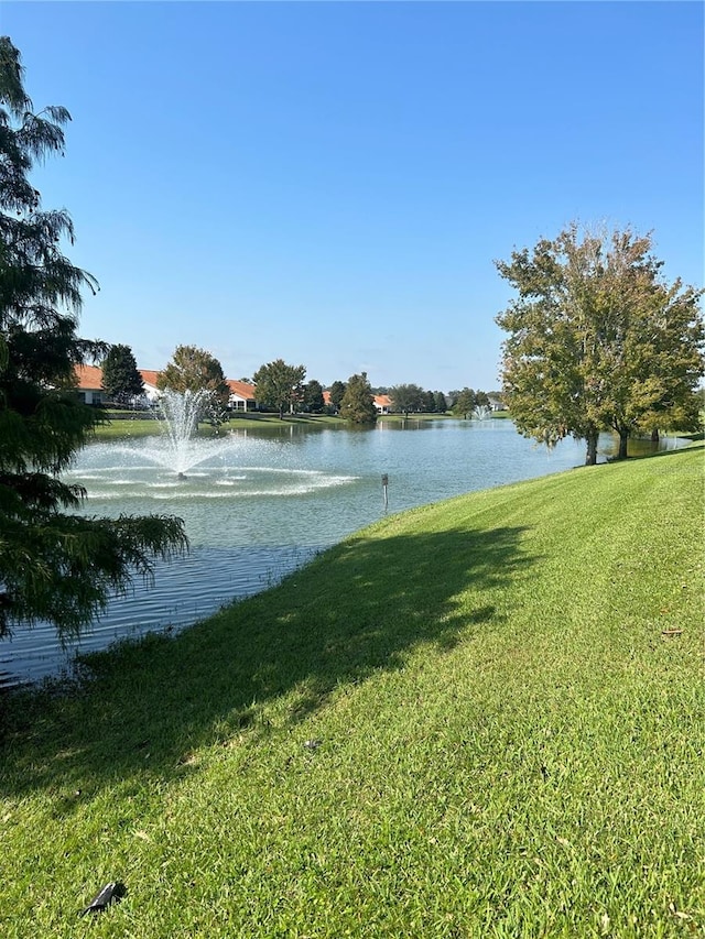 view of water feature