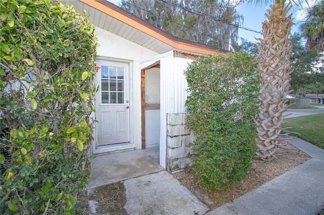 view of property entrance