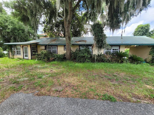 view of ranch-style home