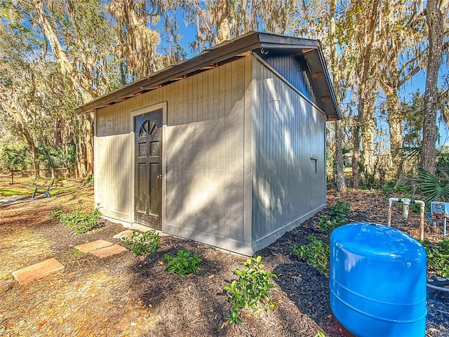 view of outdoor structure