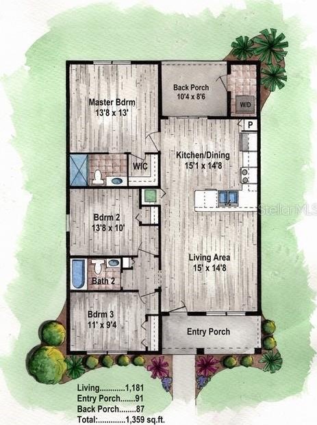 10816 SE 66th Ave, Belleview, FL 34420 - plan