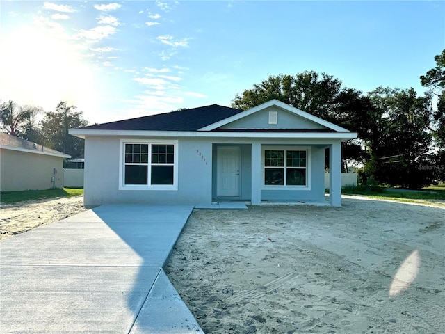 view of front of home