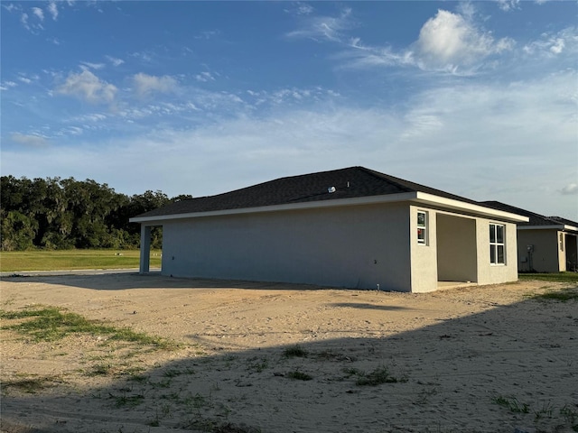 view of home's exterior