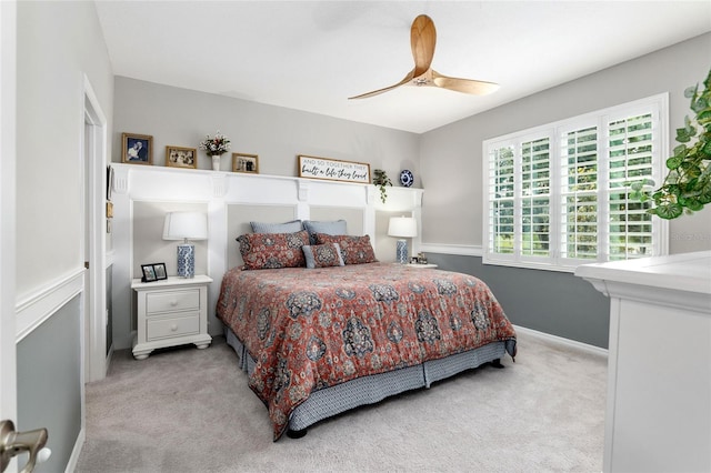 5089 Stokes Way, Wildwood, FL 34785 - bedroom featuring ceiling fan, carpet, and baseboards