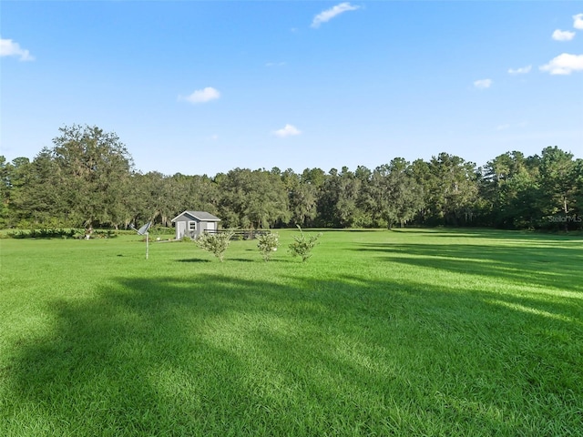 view of property's community featuring a yard