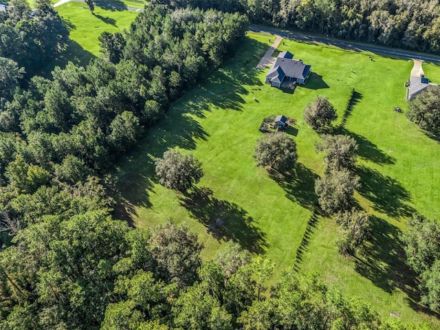 aerial view featuring a rural view