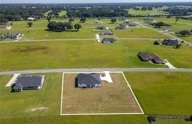 2073 NW 79th Loop, Ocala, FL 34475 - aerial view of sparsely populated area with property boundaries highlighted