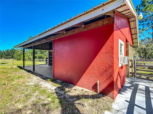 view of side of property