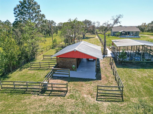 surrounding community featuring a rural view