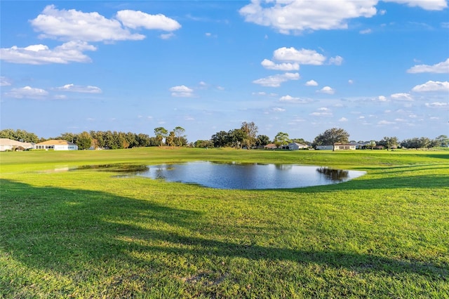 view of water feature