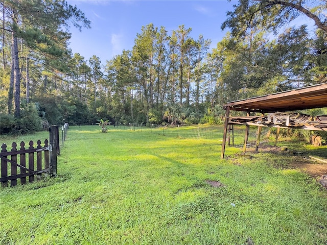 view of yard