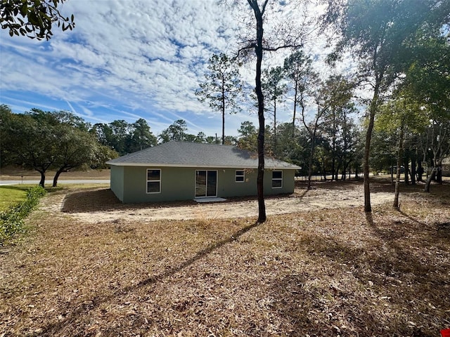 view of rear view of property