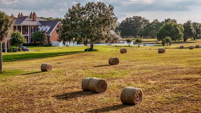 surrounding community featuring a lawn