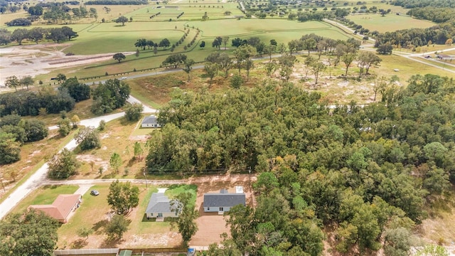 drone / aerial view featuring a rural view