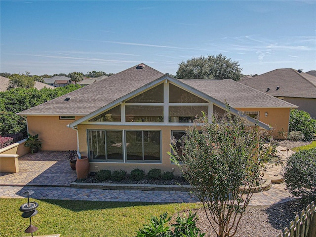 back of house featuring a patio