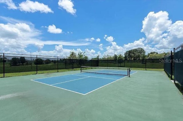 view of sport court