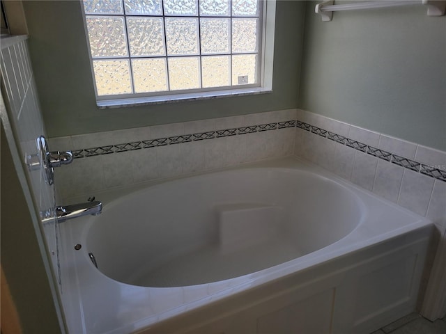 bathroom with a bathing tub