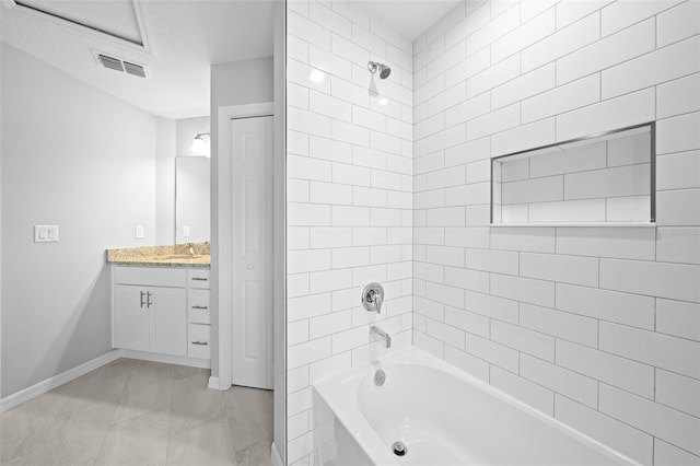 19662 SW Marine Blvd, Dunnellon, FL 34431 - full bath with vanity and bathing tub / shower combination