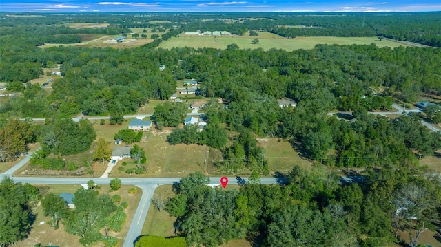 19662 SW Marine Blvd, Dunnellon, FL 34431 - aerial view of property's location featuring a forest