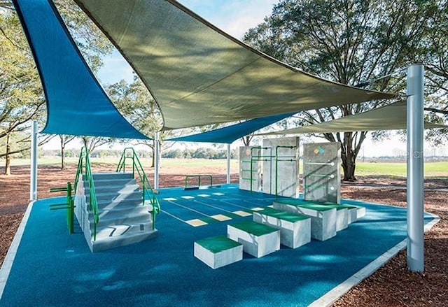 view of home's community with playground community