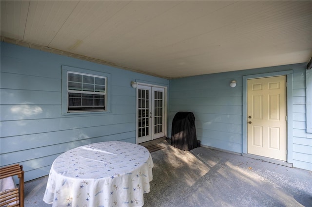 view of patio / terrace with french doors