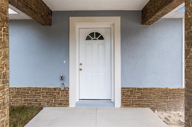 view of entrance to property