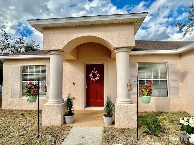 view of entrance to property