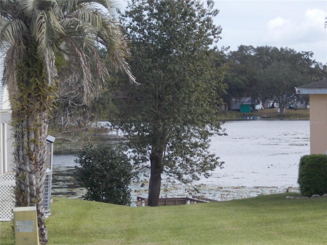 view of water feature