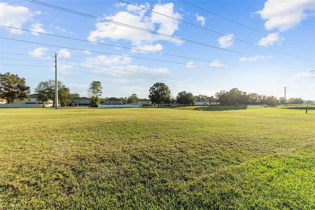 view of yard