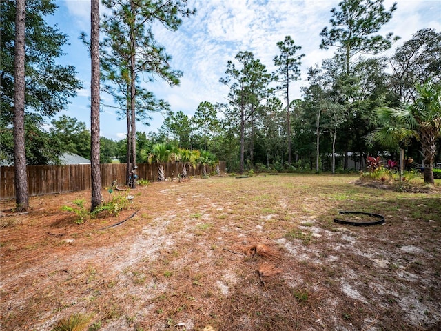 12805 SW 64th Ln, Ocala, FL 34481 - view of yard with fence