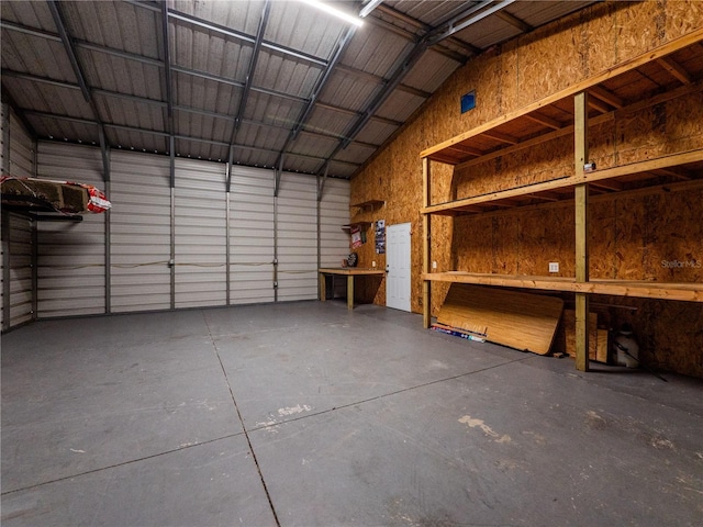 12805 SW 64th Ln, Ocala, FL 34481 - garage with metal wall