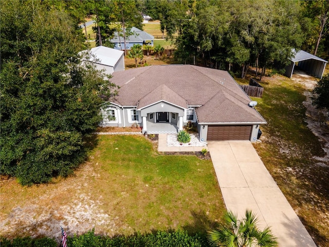 12805 SW 64th Ln, Ocala, FL 34481 - aerial view of property and surrounding area