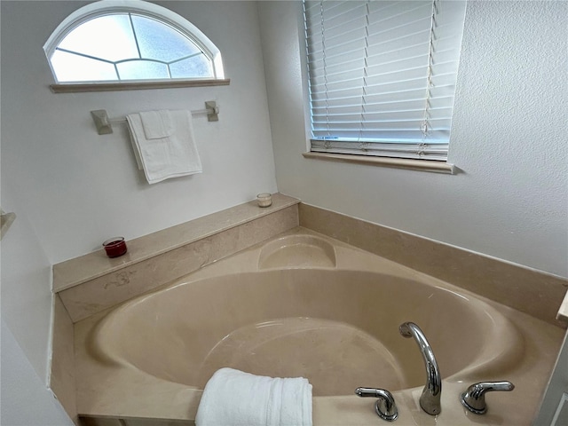 bathroom with a bathing tub