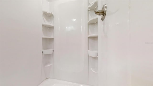 bathroom with walk in shower