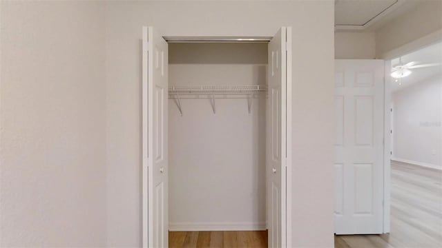 view of closet