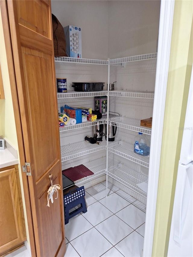 view of pantry