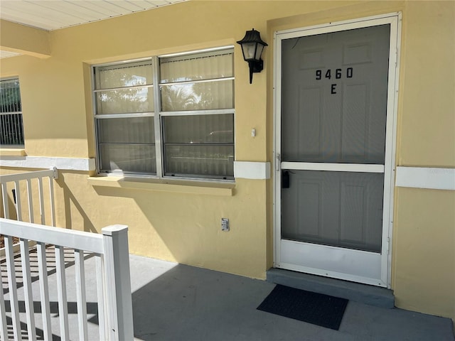 view of entrance to property