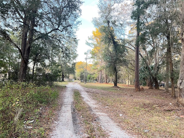 view of road