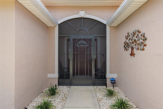 15596 SW 13th Cir, Ocala, FL 34473 - property entrance with stucco siding