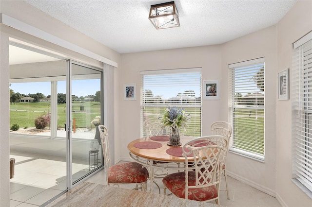 15596 SW 13th Cir, Ocala, FL 34473 - dining room with healthy amount of natural light, baseboards, and a textured ceiling