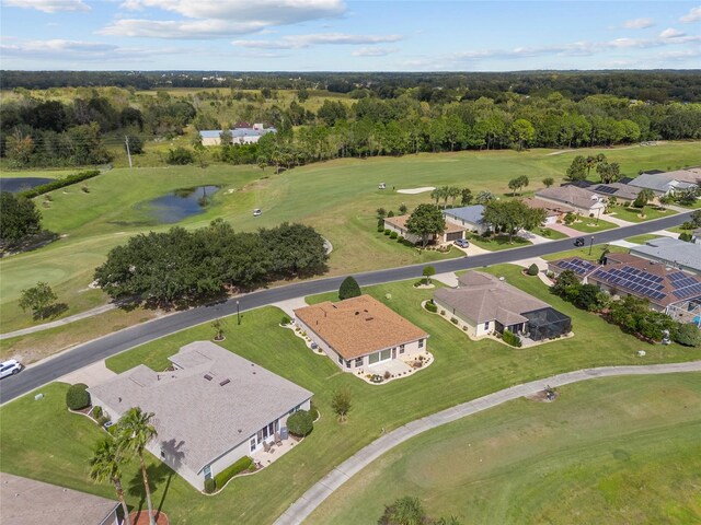 15596 SW 13th Cir, Ocala, FL 34473 - bird's eye view of a local golf course, a large body of water, and a heavily wooded area