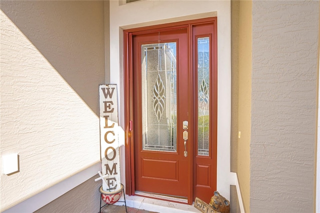 view of entrance to property