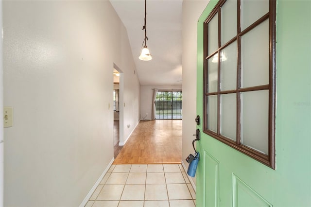 interior space featuring high vaulted ceiling