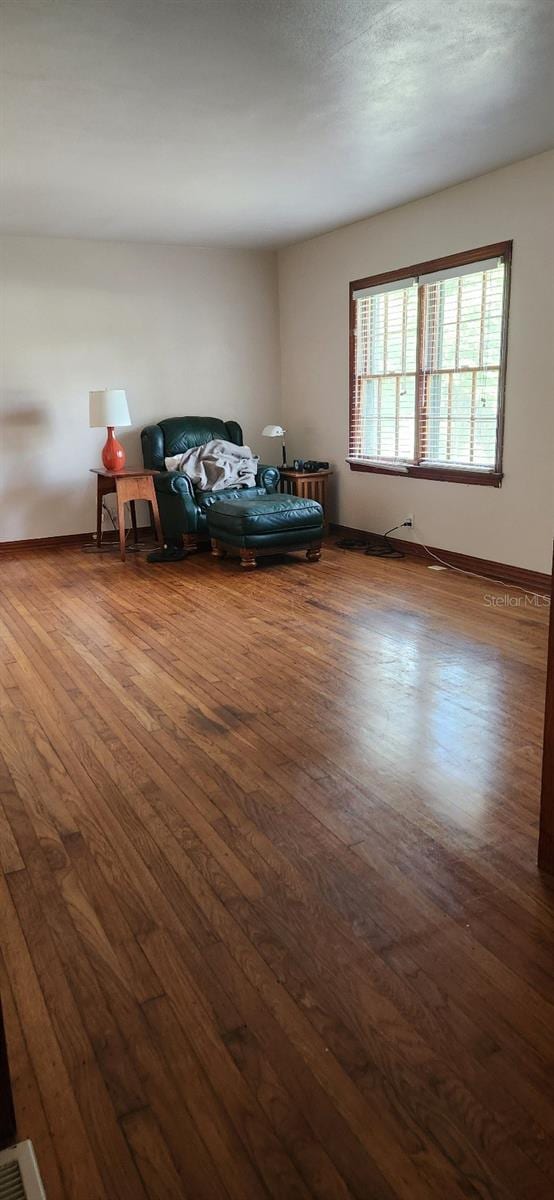 unfurnished bedroom featuring wood-type flooring