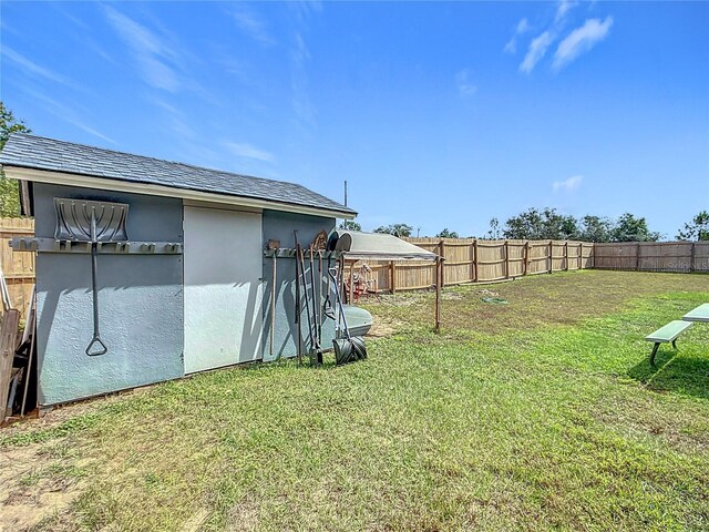 227 Locust Pass Crse, Ocala, FL 34472 - view of yard with an outdoor structure