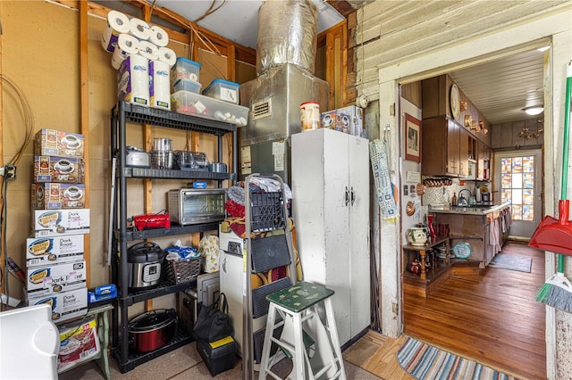 view of storage room